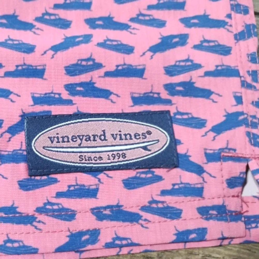 Vineyard Vines Kids T-shirt and Swim Shorts Set Size L (14-16)
